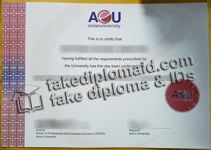AeU diploma
