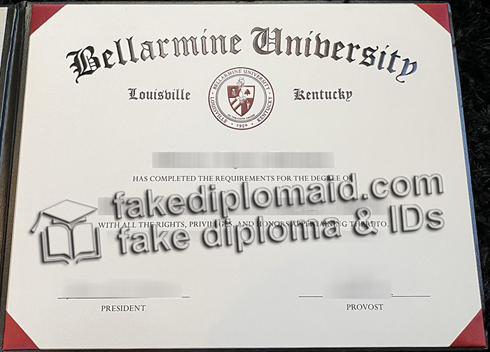 Bellarmine University diploma