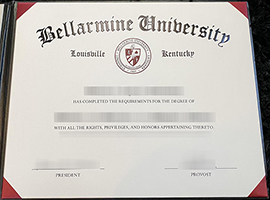 Bellarmine University diploma