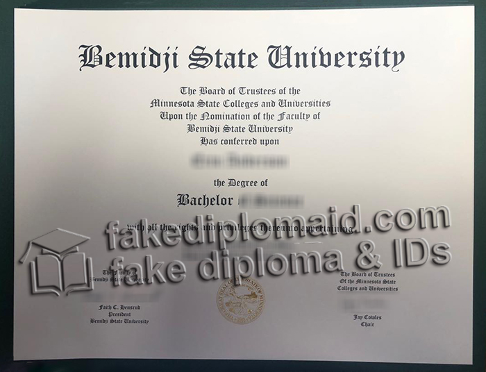 Bemidji State University diploma