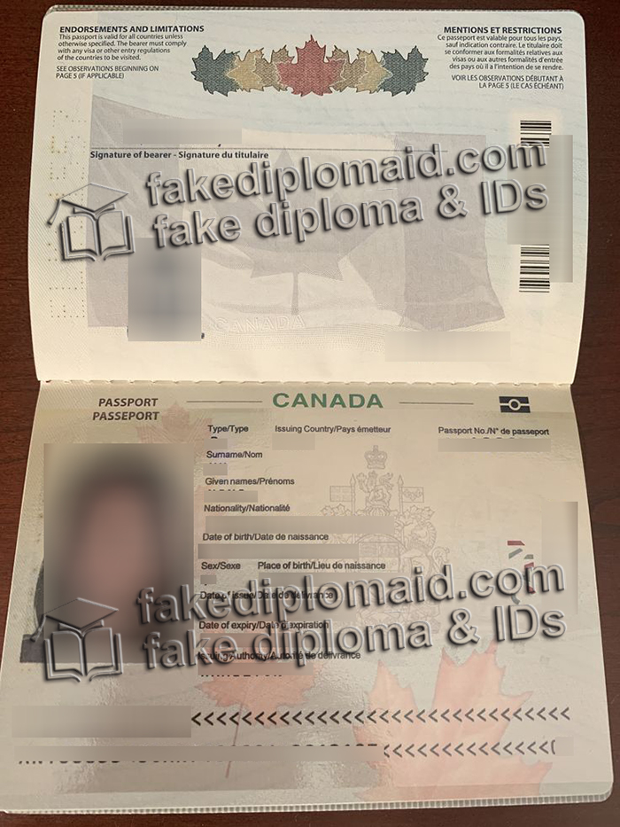 Canada passport