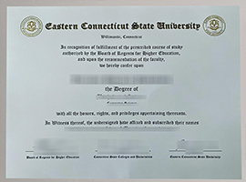 Read more about the article Eastern Connecticut State University diploma free sample, buy fake ECSU diploma