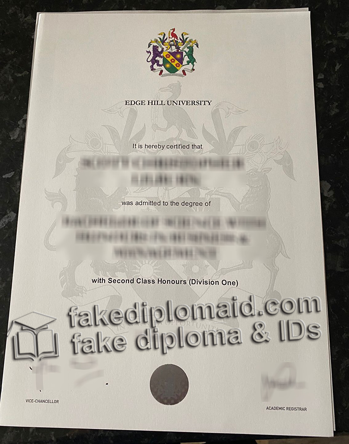 Edge Hill University diploma