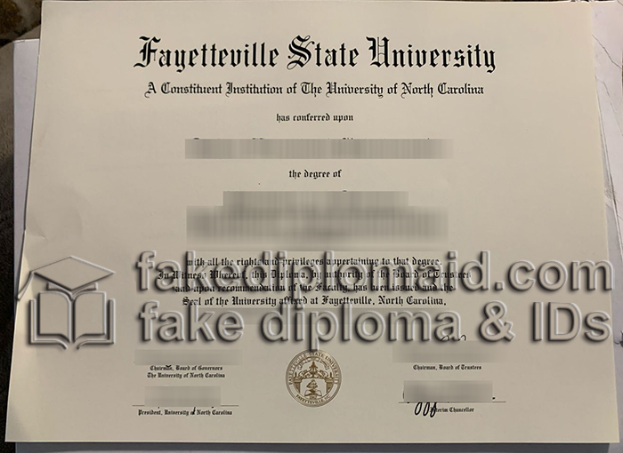 Fayetteville State University diploma