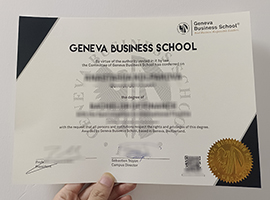 Geneva Business School diploma