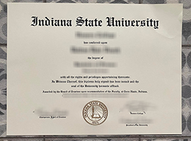 Indiana State University diploma