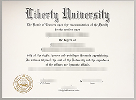 Liberty University diploma