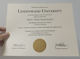 Lindenwood University diploma