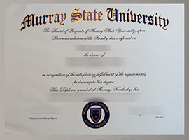 Murray State University diploma