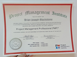 PMP certificate