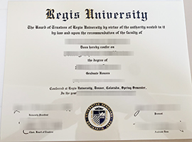 Regis University diploma