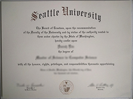 Seattle University diploma