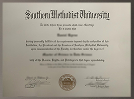 Read more about the article Southern Methodist University diploma sample, buy fake SMU diploma certificate