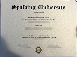 Spalding University diploma