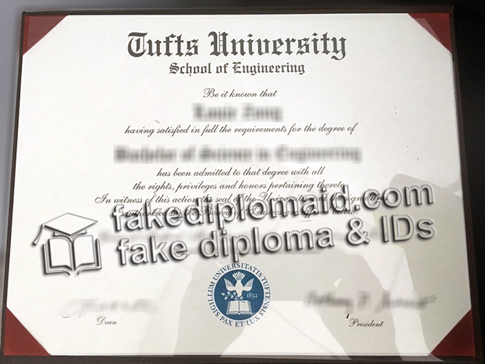 Tufts University diploma