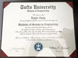 Tufts University diploma