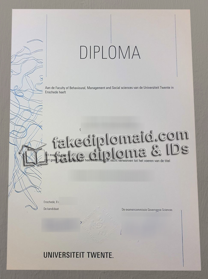 Universiteit Twente diploma