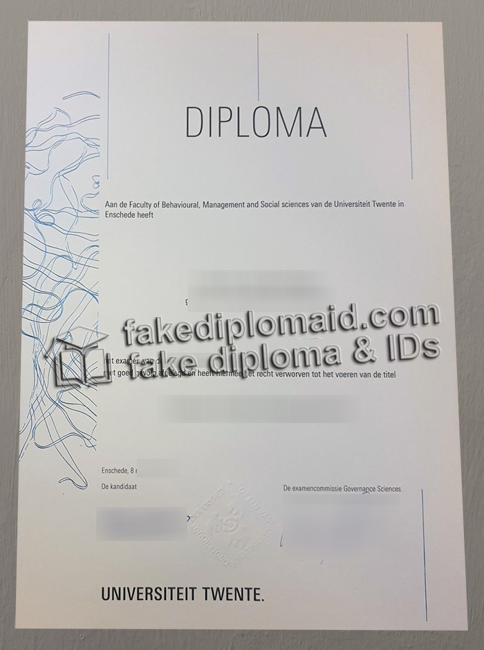 Universiteit Twente diploma