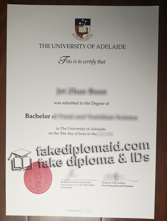 University of Adelaide diploma