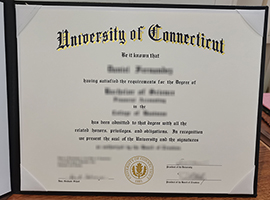 University of Connecticut diploma