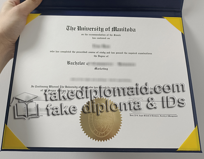 University of Manitoba diploma