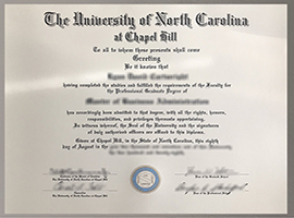 UNC-Chapel Hill diploma