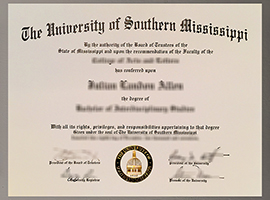 Read more about the article Where can I buy a University of Southern Mississippi diploma fast and easily?