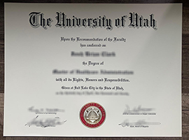 University of Utah diploma