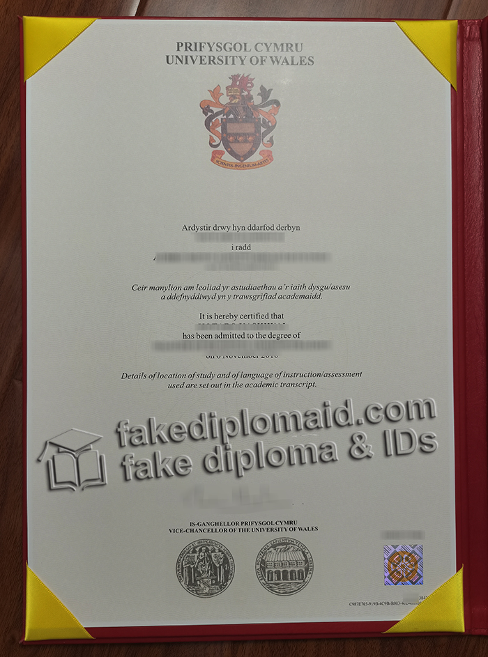 University of Wales diploma