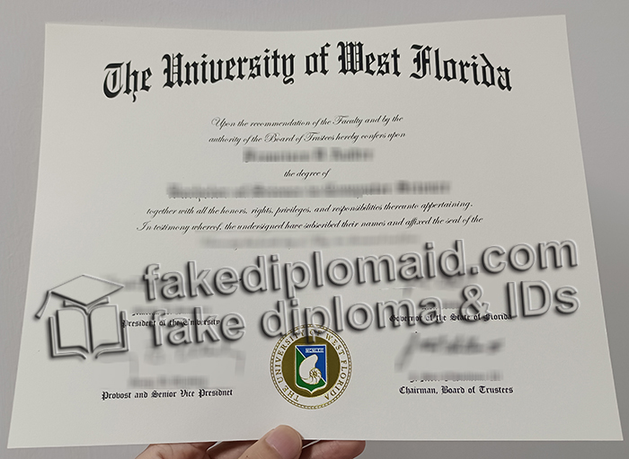 University of West Florida diploma