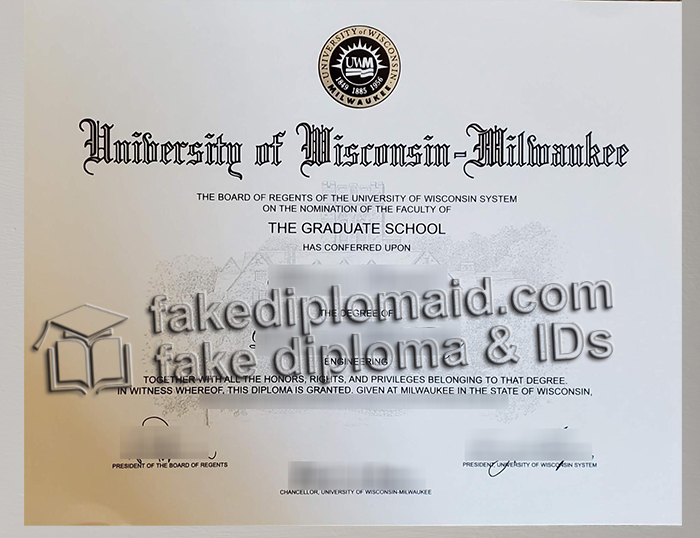 University of Wisconsin–Milwaukee diploma