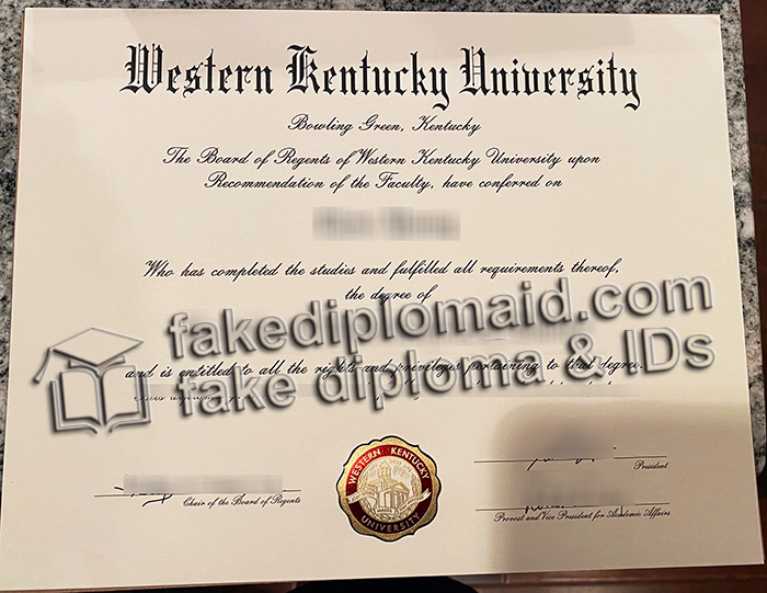 western kentucky university diploma