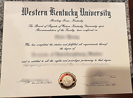 Western Kentucky University diploma