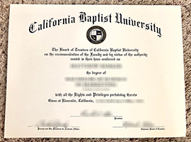 Read more about the article California Baptist University diploma sample, order CBU diploma online
