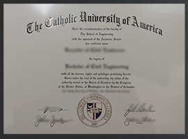 Catholic University of America diploma