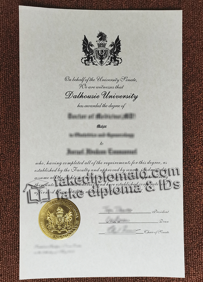 Dalhousie University diploma