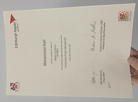 Edinburgh Napier University diploma