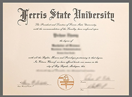 Read more about the article Ferris State University diploma sample, purchase an FSU diploma online