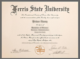 Ferris State University diploma