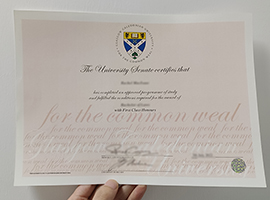 Glasgow Caledonian University diploma