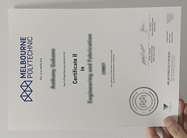 Melbourne Polytechnic certificate