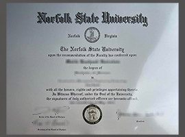 Read more about the article Norfolk State University diploma sample, buy fake NSU degree certificate