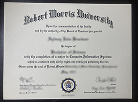 Read more about the article Robert Morris University diploma free sample, buy fake RMU diploma online