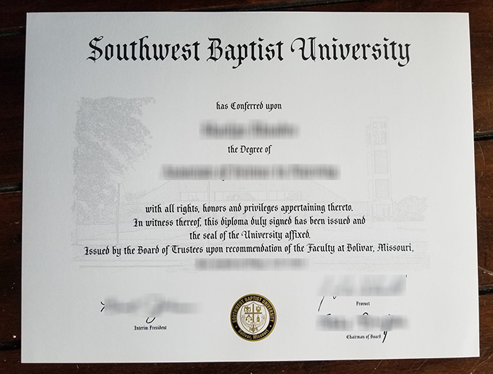 Read more about the article How to buy a Southwest Baptist University diploma? Buy fake SBU degree certificate