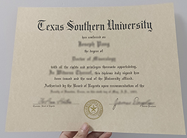 Read more about the article Texas Southern University diploma free sample, buy a TSU diploma online
