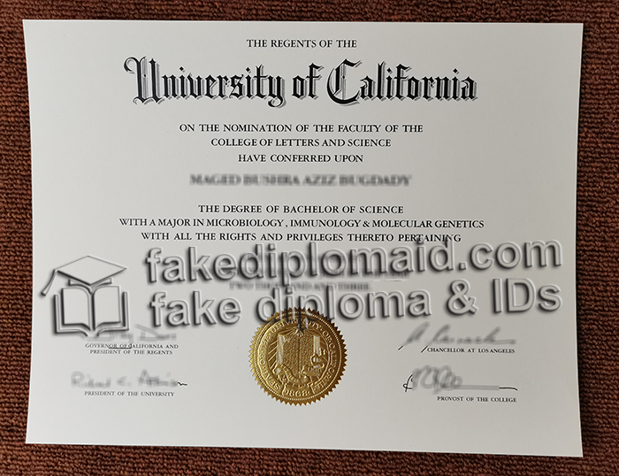 University of California degree