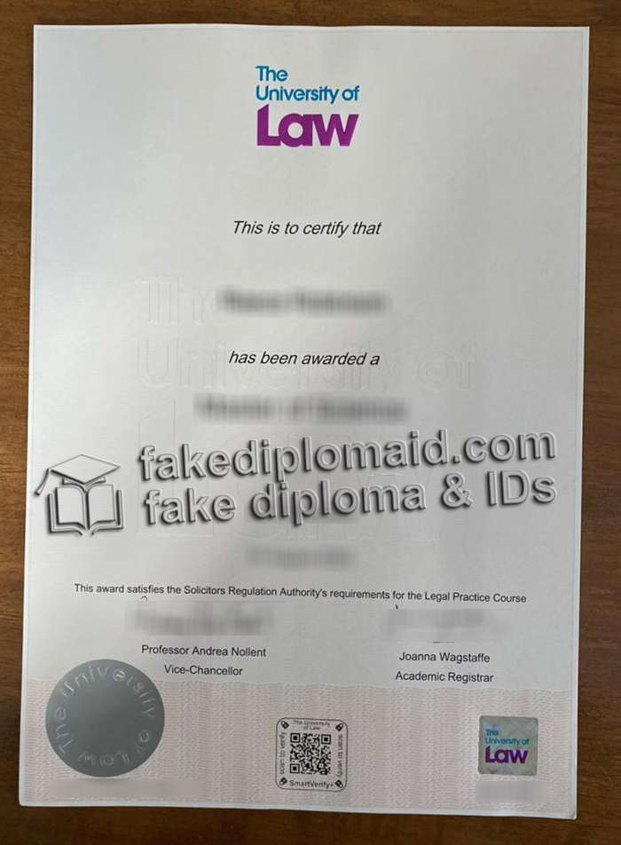 University of Law diploma