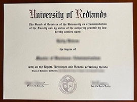 University of Redlands diploma
