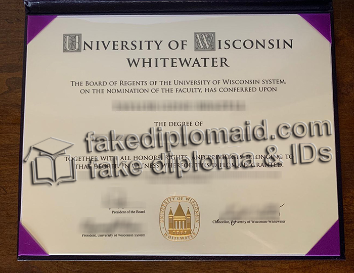 University of Wisconsin-Whitewater diploma