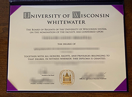 Read more about the article University of Wisconsin-Whitewater diploma sample, buy fake UW-Whitewate degree